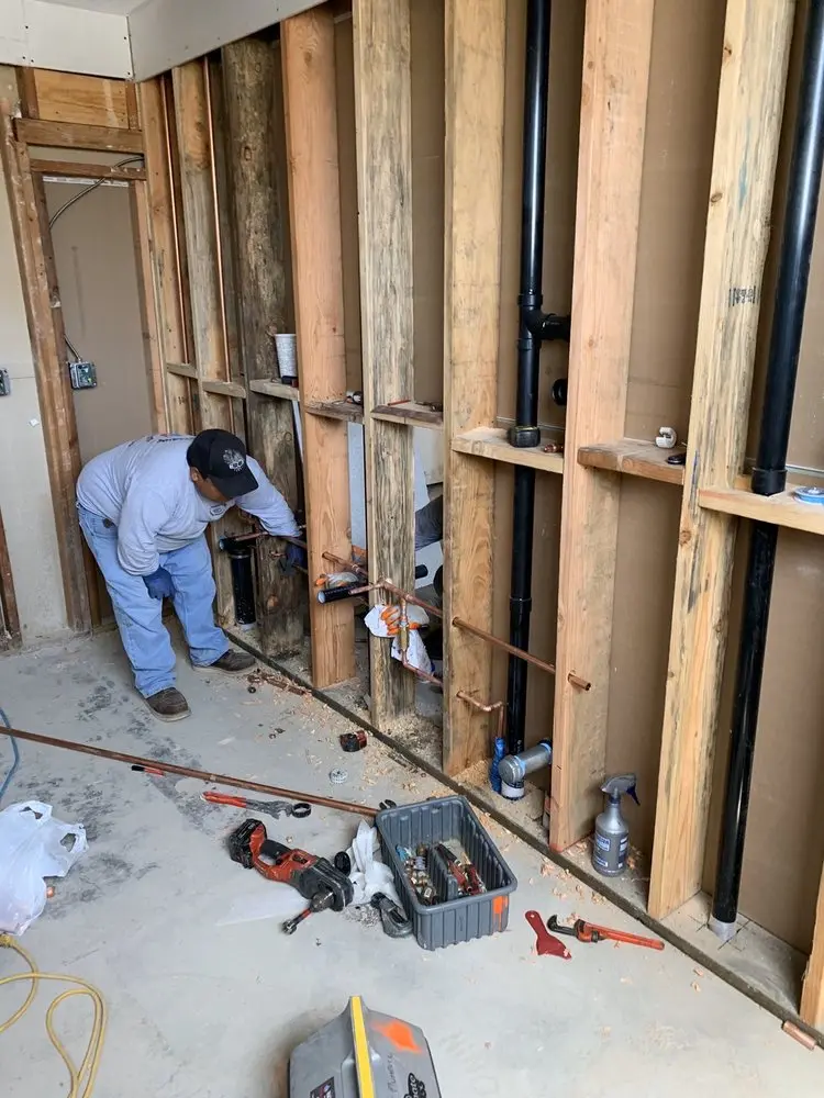 Commercial rough-in plumbing for Trenchless Sewer Repair in Pea Ridge